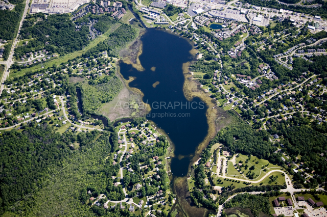 Green Lake in Oakland County, Michigan